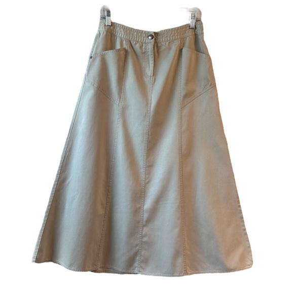 Sigrid Olsen tan maxi skirt - Picture 2 of 5